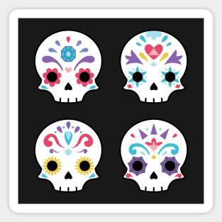 Cute sugar skulls Magnet
